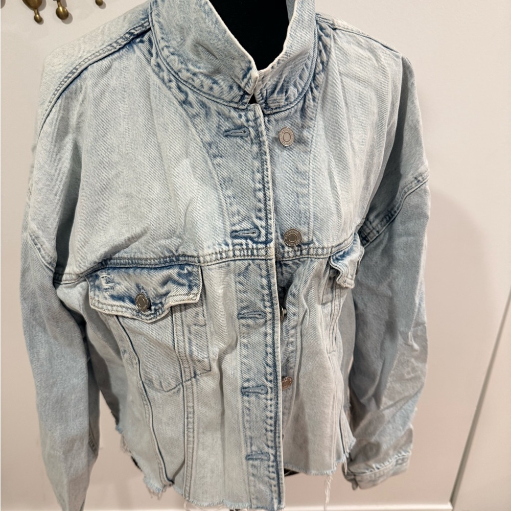 GAP Light Blue Washed Denim Jacket
